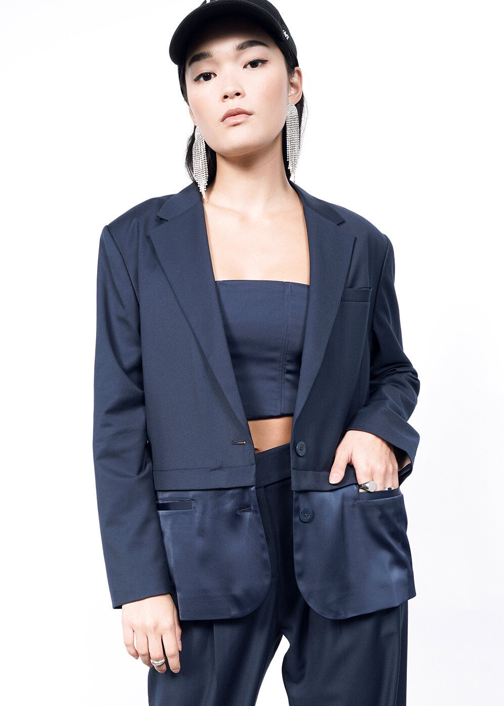 The Empower Convertible Blazer in Navy