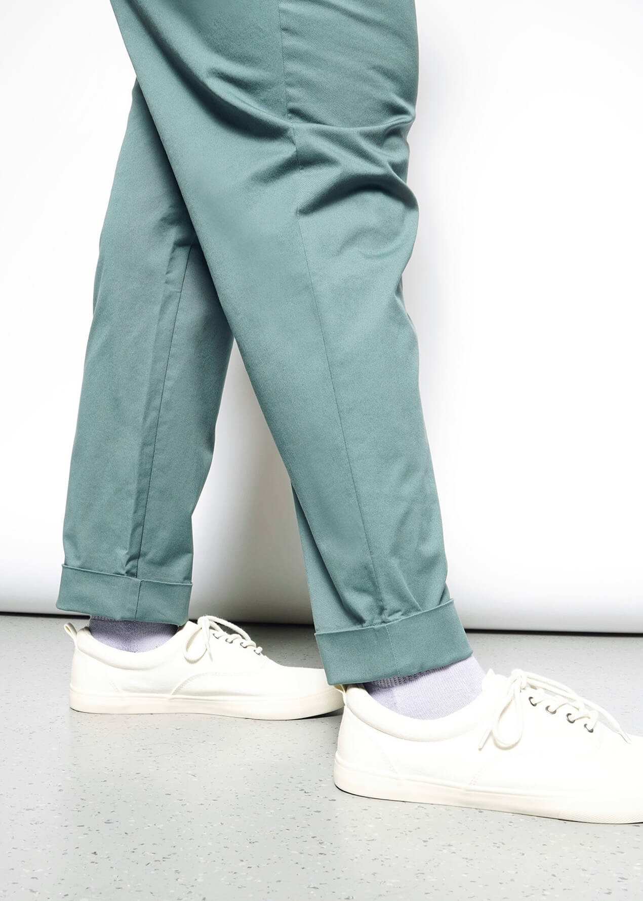 The Essential Trouser in Dark Teal