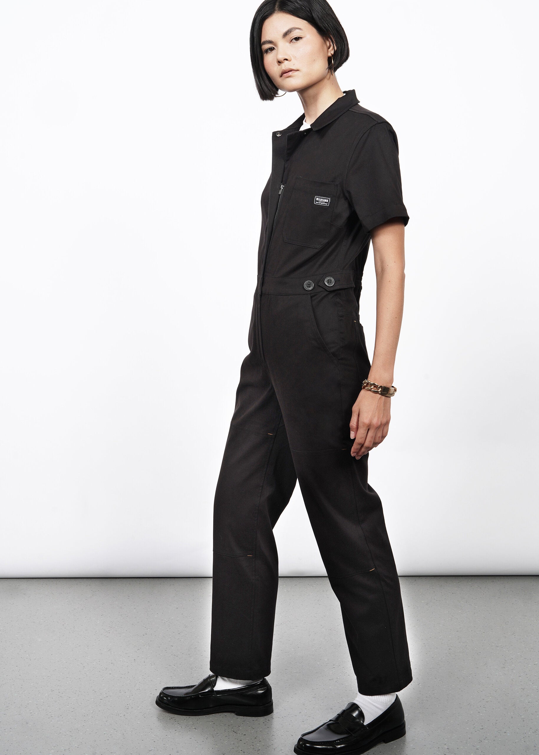 The Essential High Waisted Coverall in Black